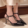 Talons hauts T-Strap élégants pour femmes R&B