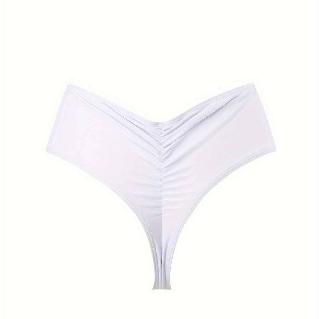 Culotte de bikini taille haute pour femmes avec coupe élégante R&B