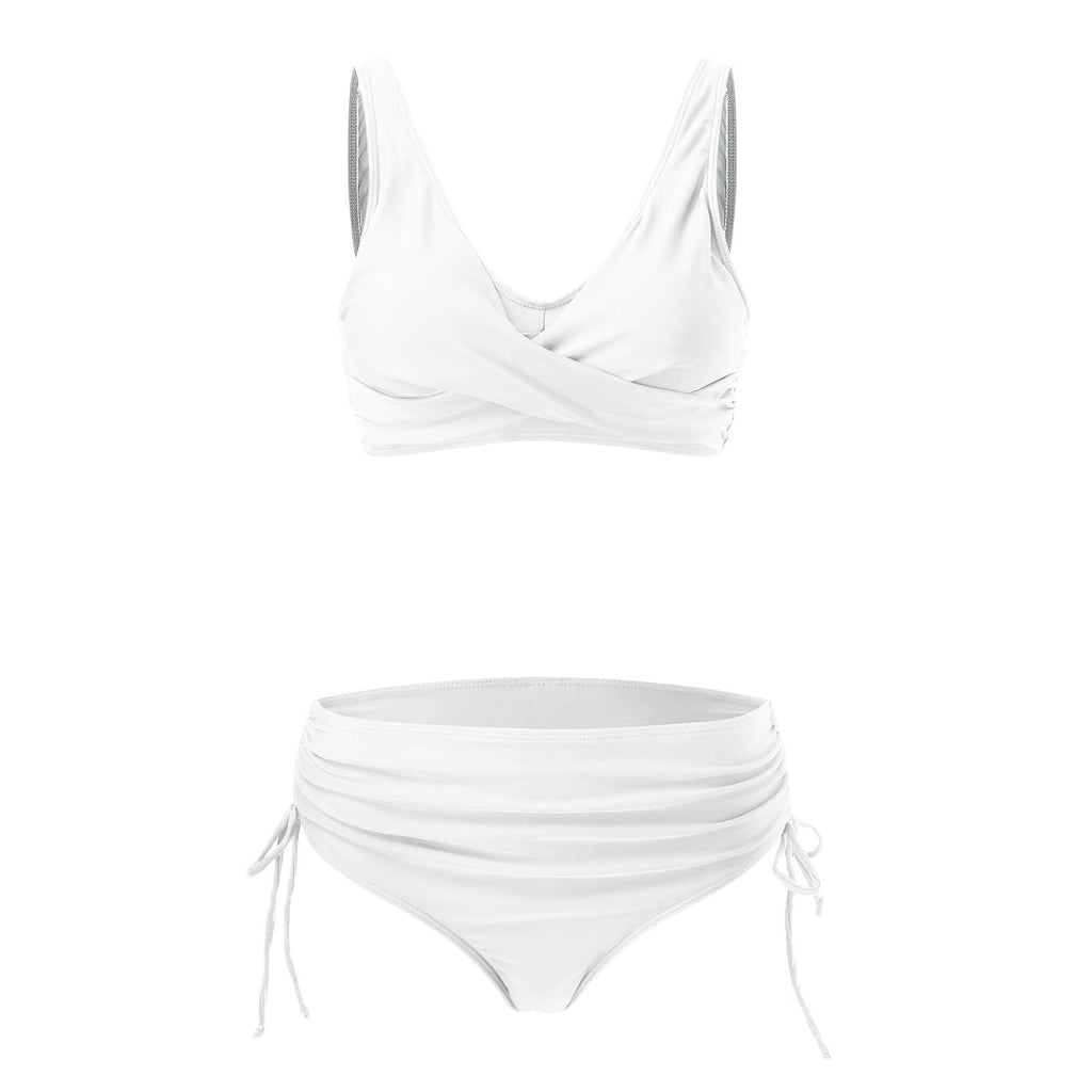 Ensemble de bikini wrap haut de gamme pour femmes avec culotte réglable R&B