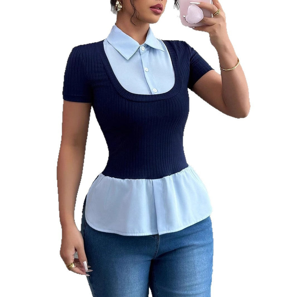 Haut élégant pour femmes avec ourlet fluide R&B