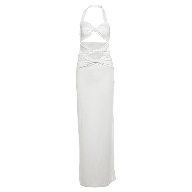 Robe Maxi Élégante pour Femmes avec Découpes Raffinées et Détails Enroulés Heidi-Mode