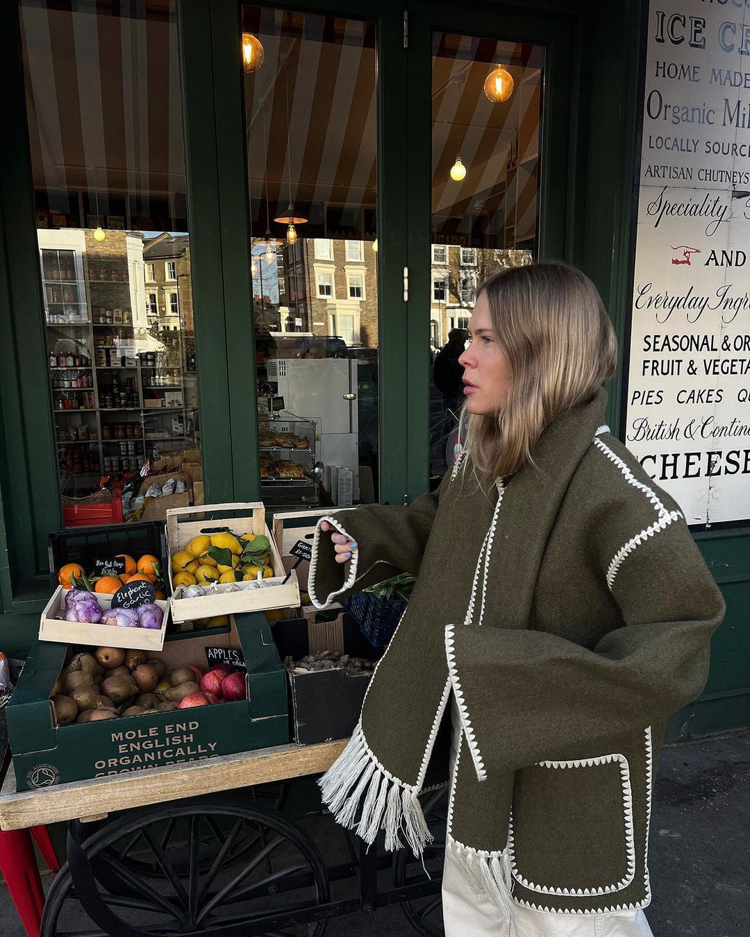 Manteau en laine élégant et confortable pour femmes