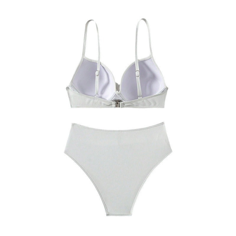 Ensemble de bikini taille haute pour femmes avec soutien-gorge élégant R&B