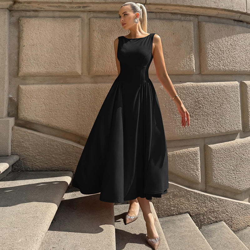 Robe maxi pour femmes avec une coupe élégante et un matériau fluide Heidi-Mode