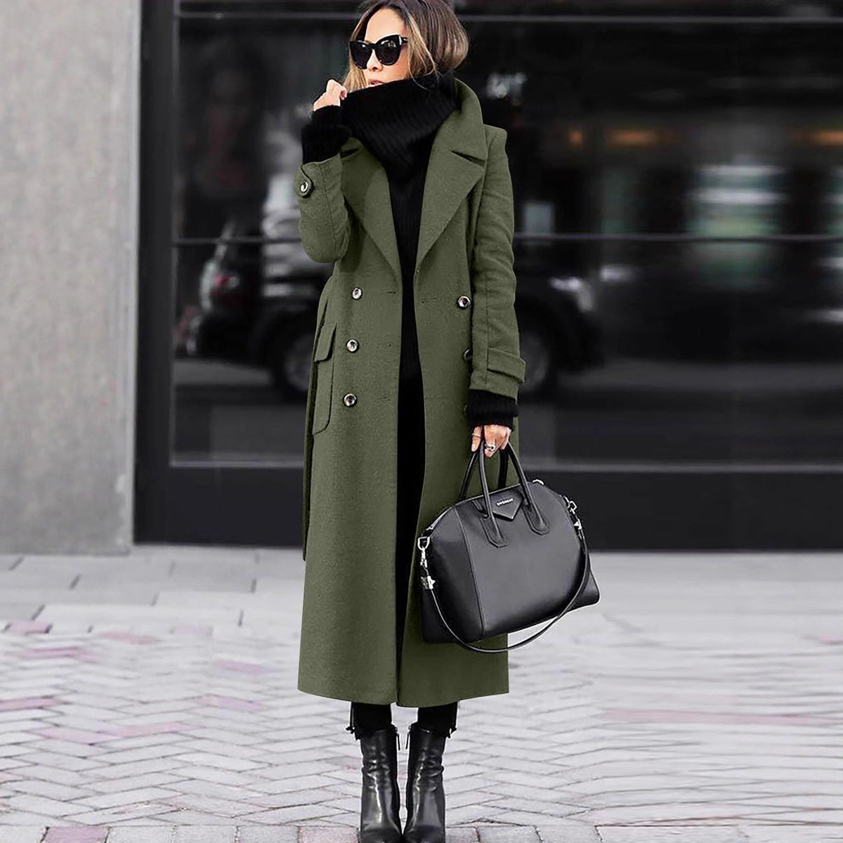 Manteau en laine élégant et intemporel pour femmes
