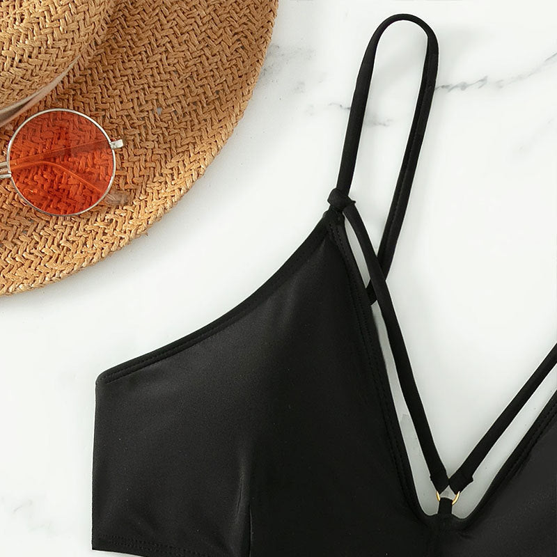 Ensemble de bikini à bretelles pour femmes R&B