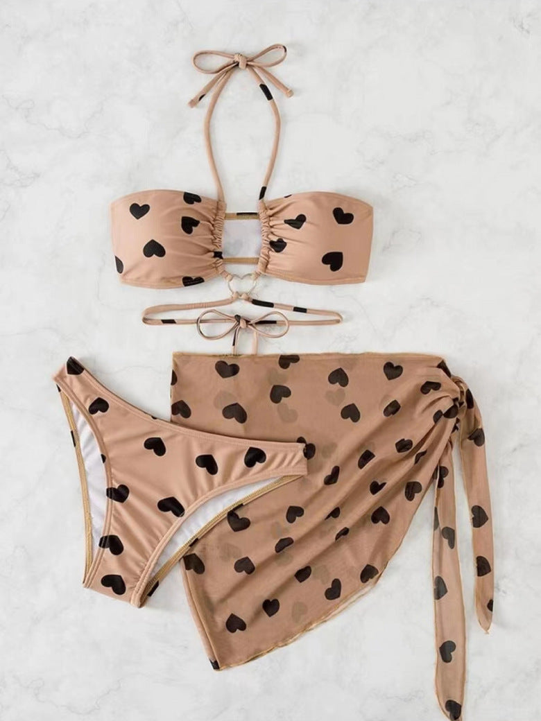 Ensemble de bikini pour femmes avec motif de cœurs Echo Archiv