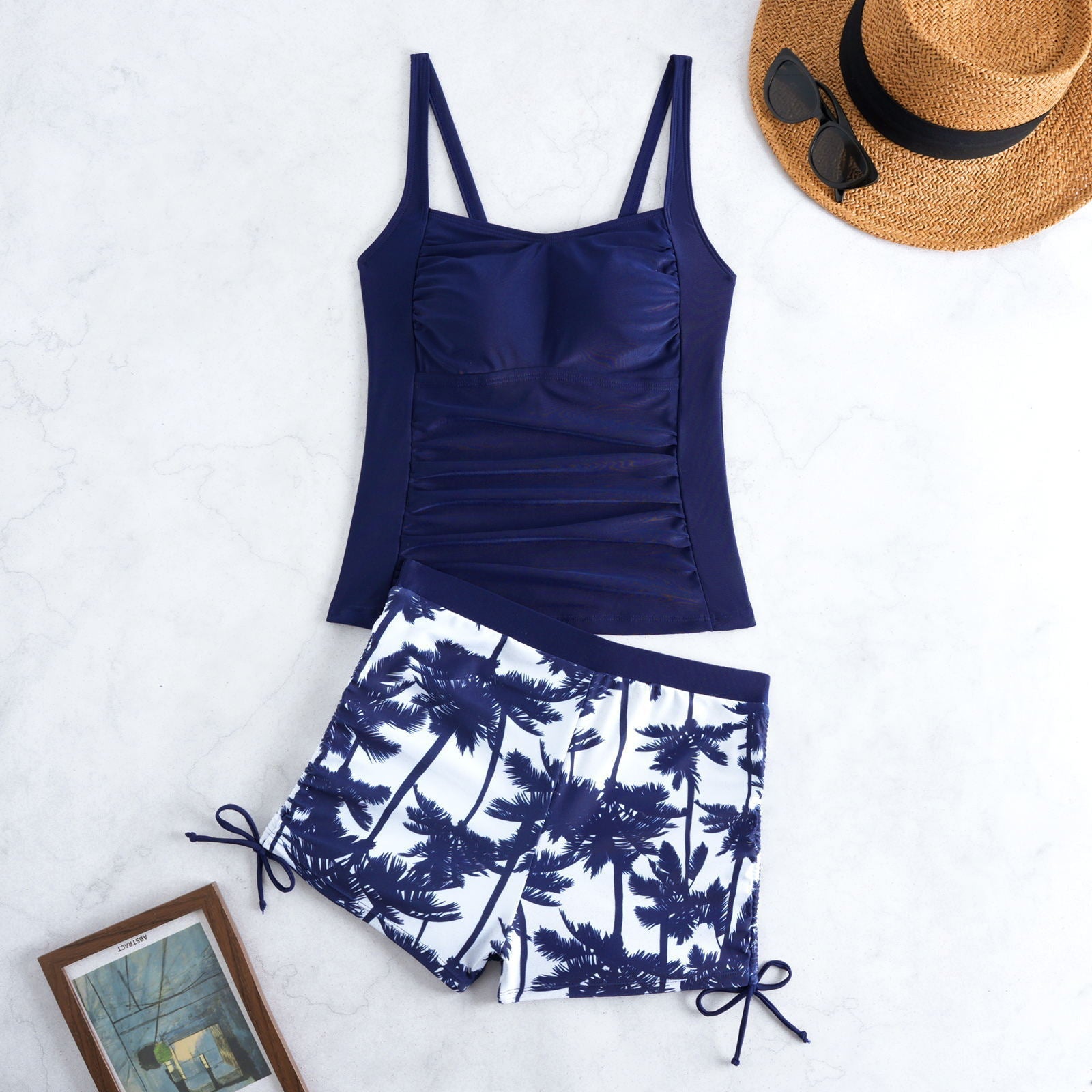 Tankini pour dames avec design floral et bretelles réglables Echo Archiv