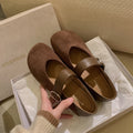 Mocassins à brides confortables pour femmes avec une coupe élégante et une semelle intérieure confortable R&B