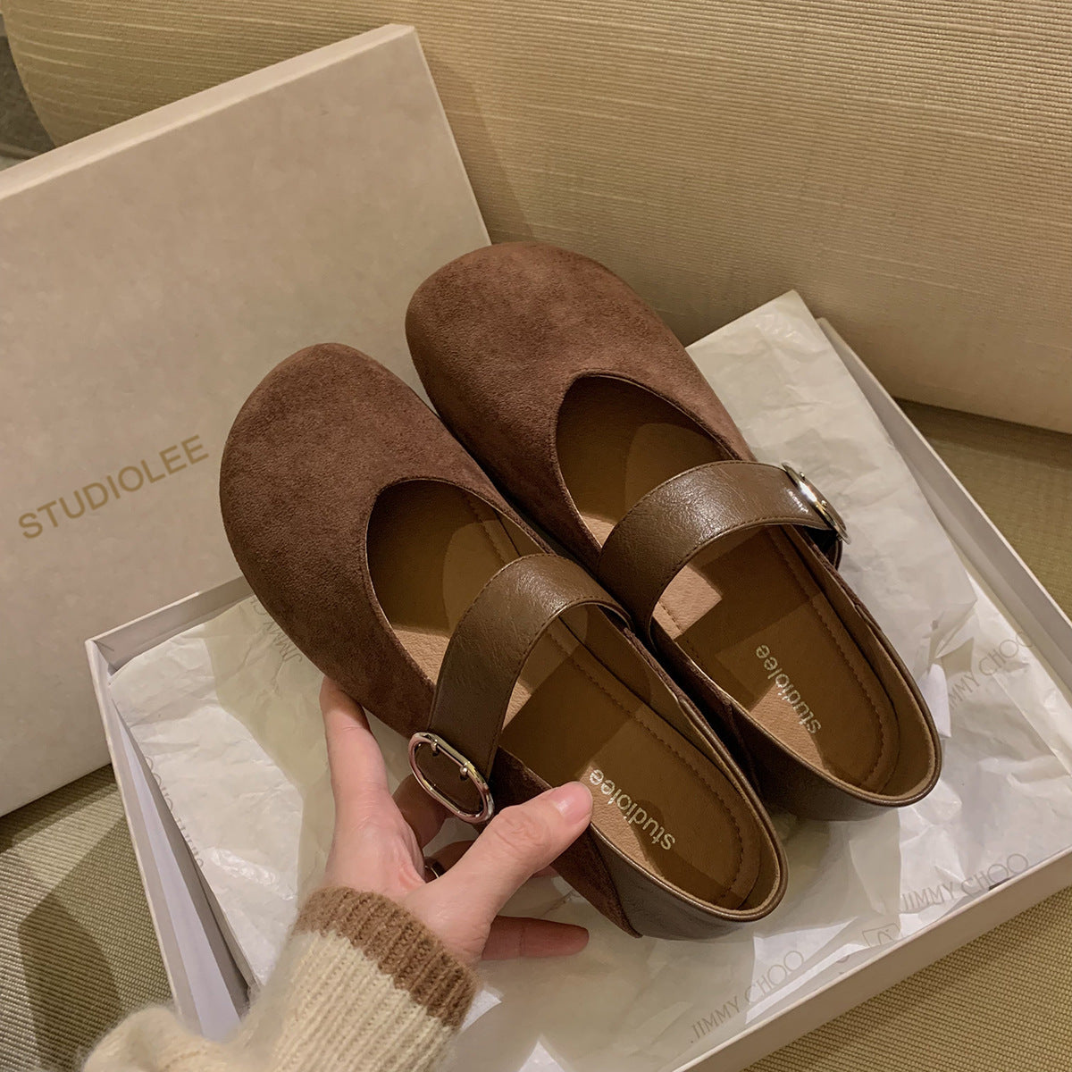 Mocassins à brides confortables pour femmes avec une coupe élégante et une semelle intérieure confortable R&B
