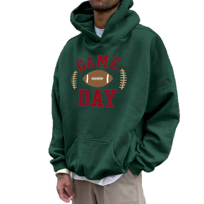Pull à capuche sportif pour femmes avec motif football Echoarchiv