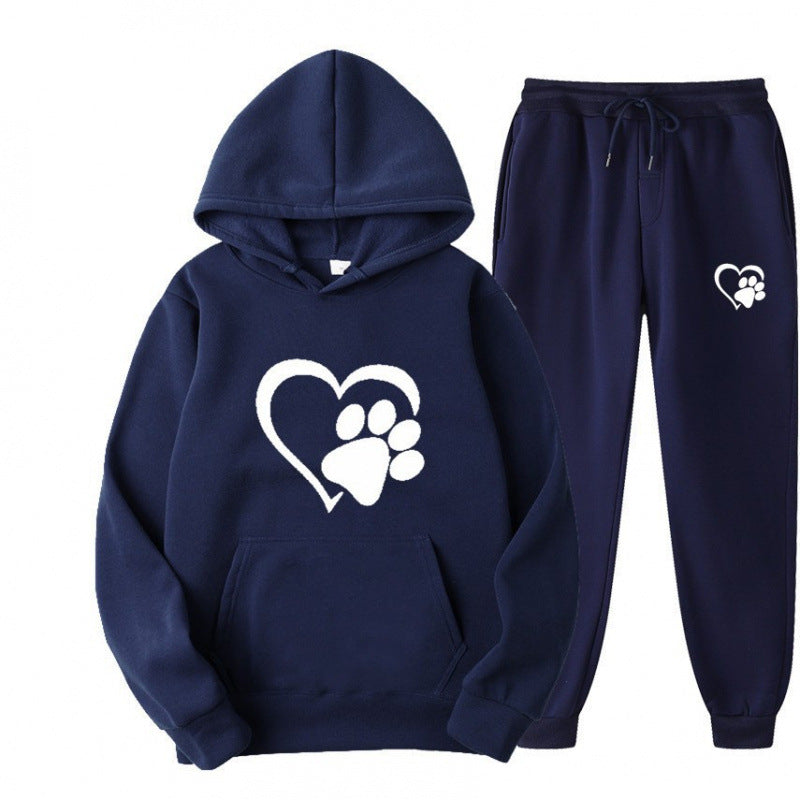 Ensemble de Sweat à Capuche et Pantalon de Jogging Douillet pour Femmes Echoarchiv