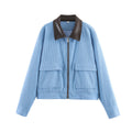 Veste Femme Tendance avec deux poches plaquées