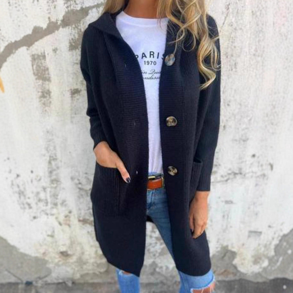Manteau en Tricot Élégant pour Femmes