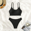 Bikini raffiné pour femmes avec design rayé R&B