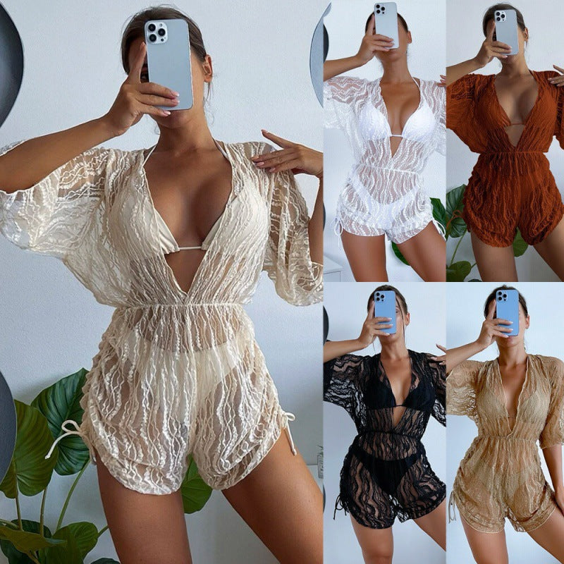 Salopette de Plage Transparente Femme R&B
