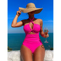 Maillot de bain femme à découpe haute avec bretelles réglables R&B
