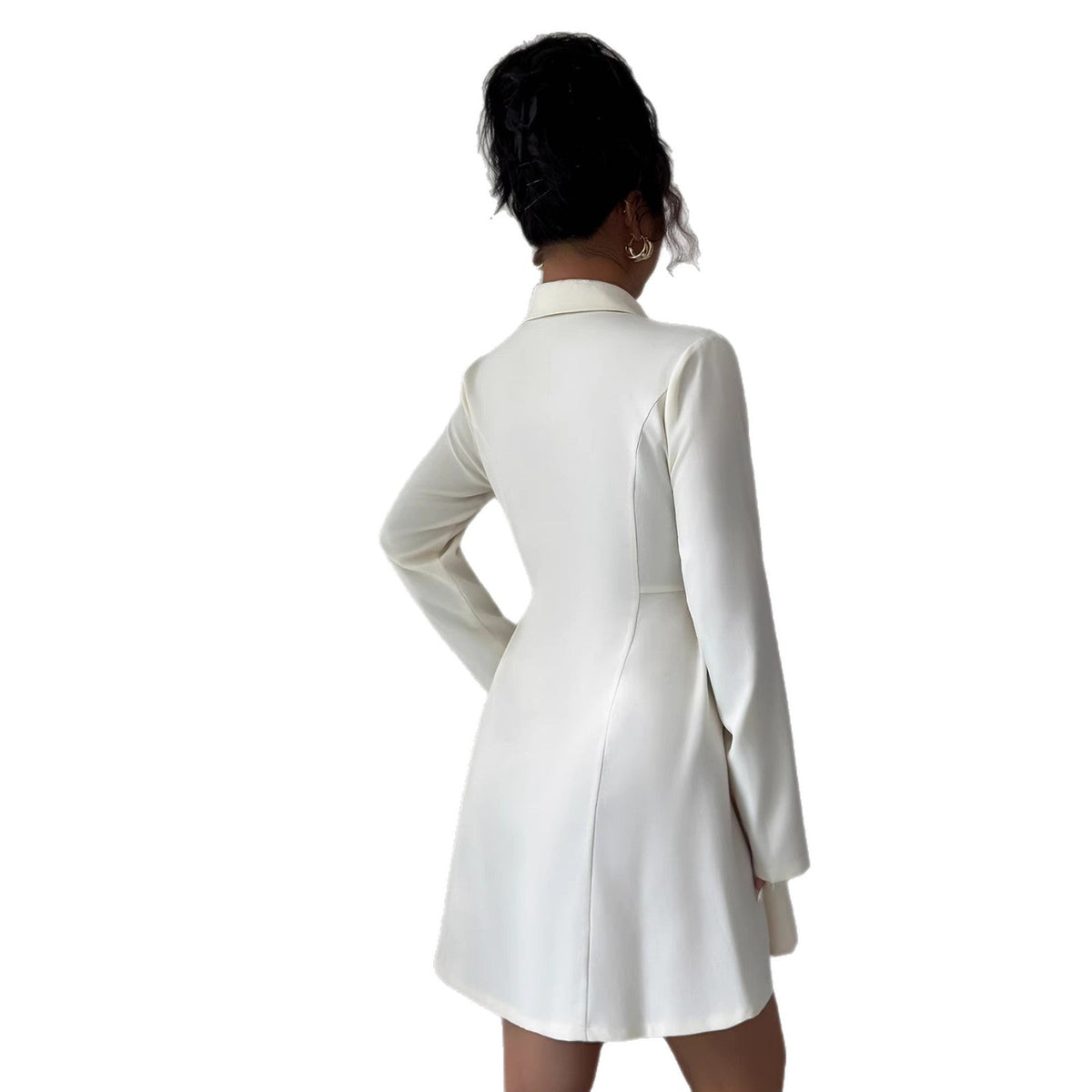 Robe Blazer à Double Boutonnage pour Femmes