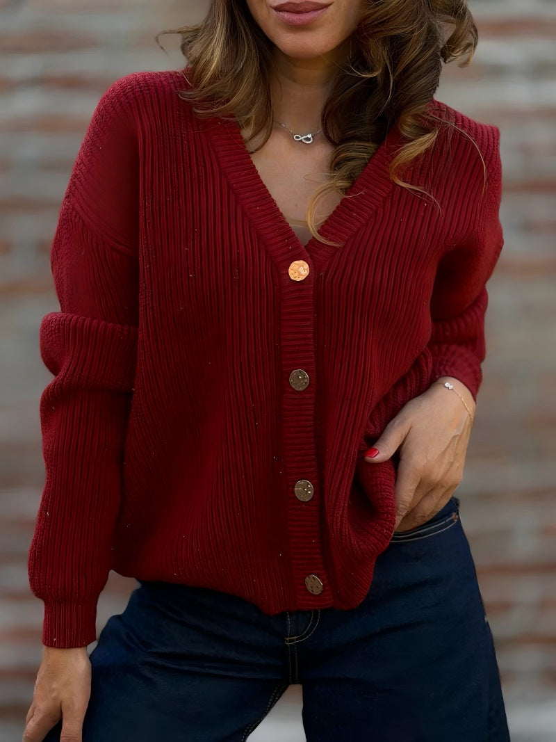 Cardigan en Tricot Douillet pour Femmes