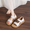 Sandales mode pour femmes avec fermeture velcro réglable et semelle antidérapante R&B