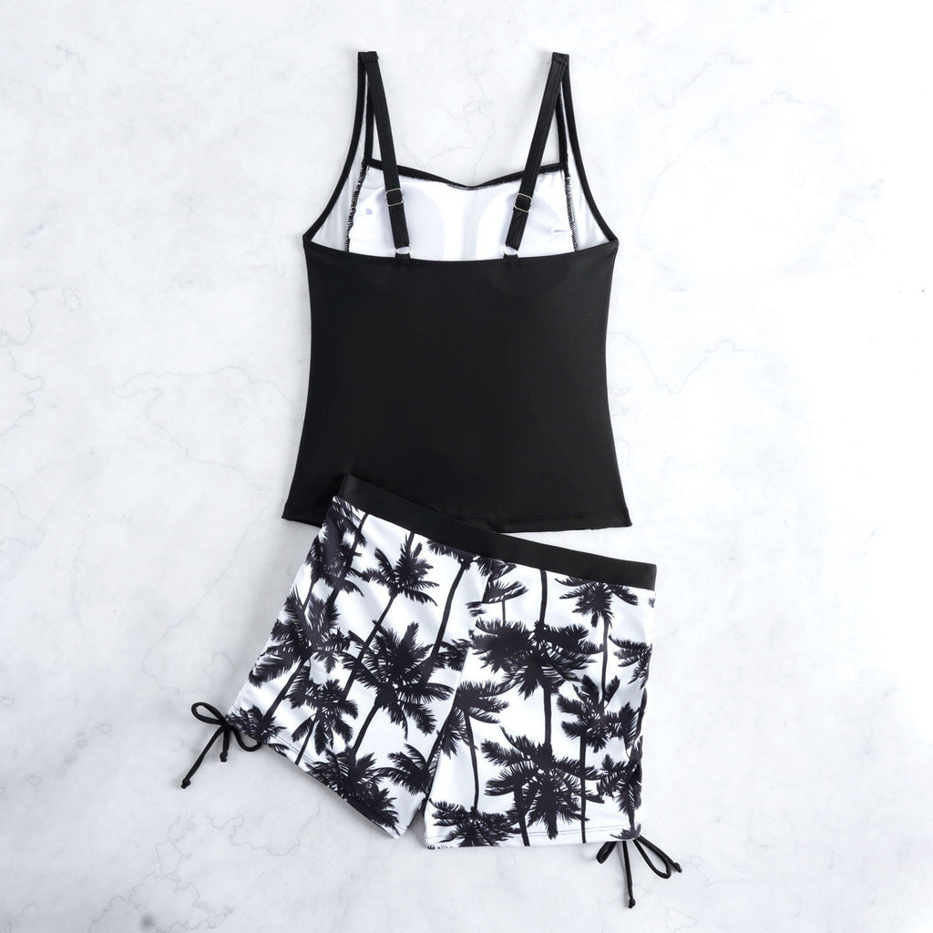 Tankini pour dames avec design floral et bretelles réglables Echo Archiv