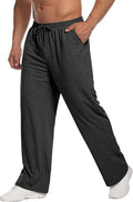 Pantalon de lounge pour homme à coupe décontractée en jersey doux avec cordon de serrage, taille élastique et jambe droite Echo Archiv