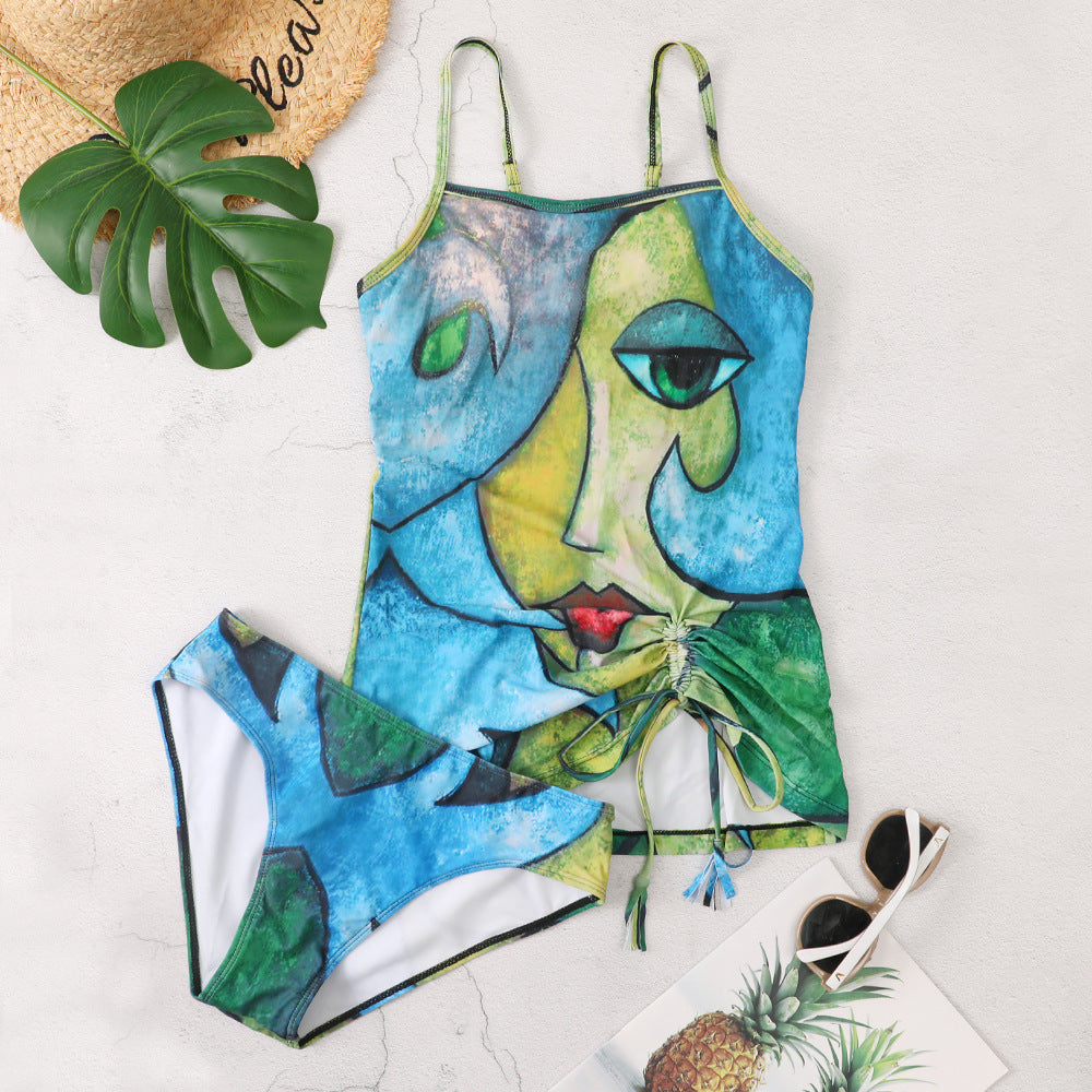 Tenue de Plage Artistique pour Femmes Echo Archiv