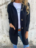 Manteau en Tricot Élégant pour Femmes