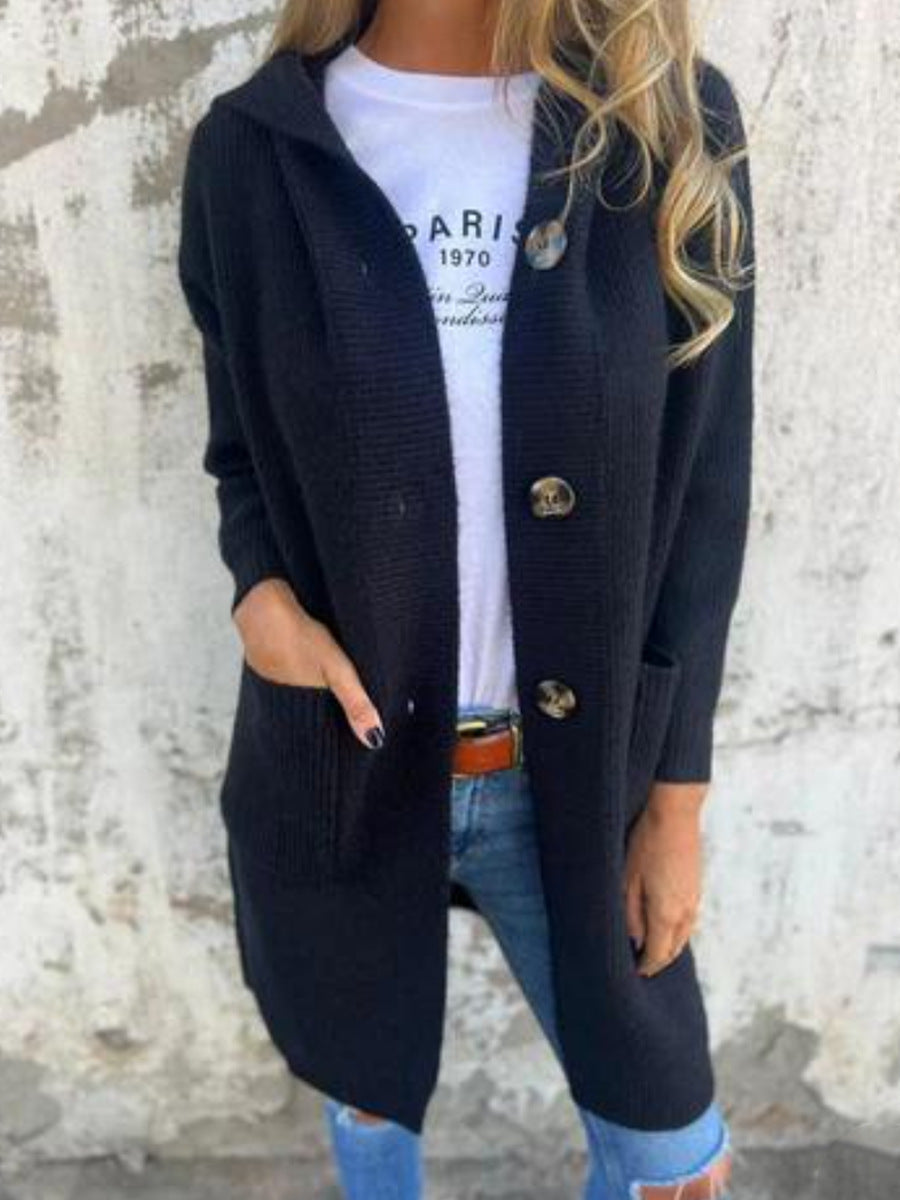 Manteau en Tricot Élégant pour Femmes