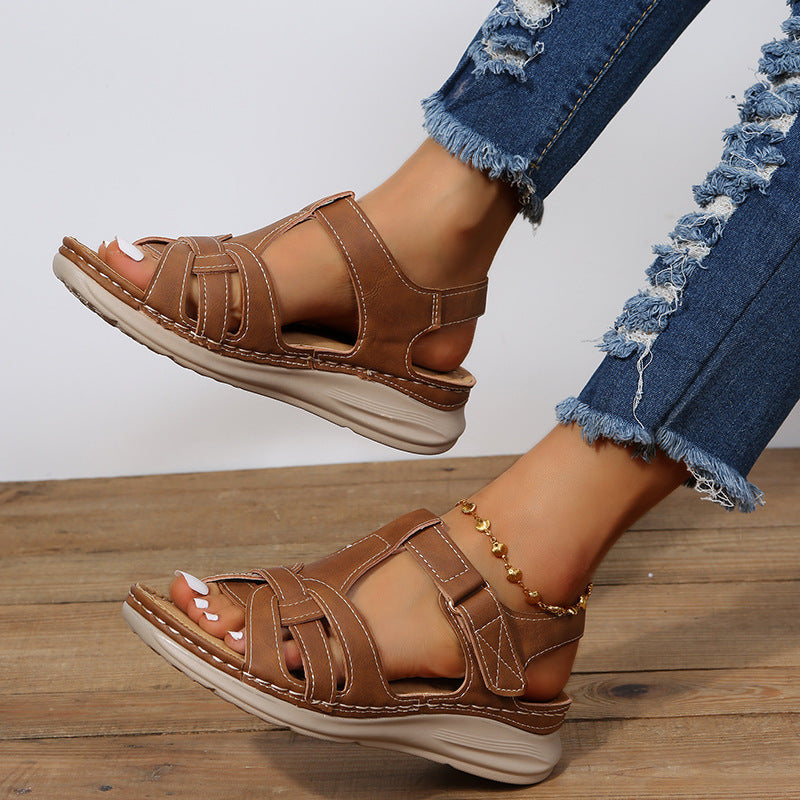 Sandales confortables pour femmes avec tige respirante et semelle flexible R&B
