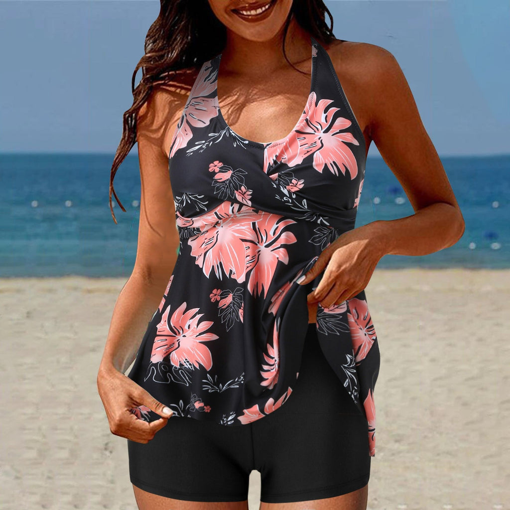 Ensemble de Tankini Sportif pour Femmes avec Jupe Décontractée et Shorts Echo Archiv