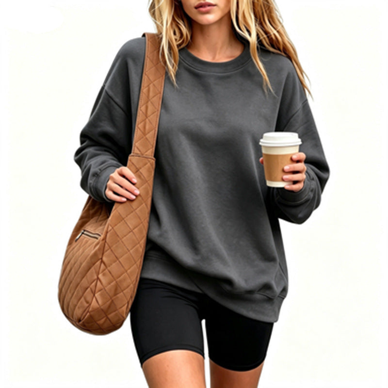 Sweatshirt Oversized Confortable pour Femmes Echoarchiv