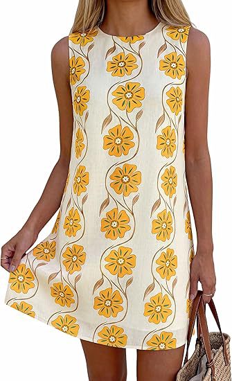 Robe d'été pour femmes au style vintage avec motif floral R&B