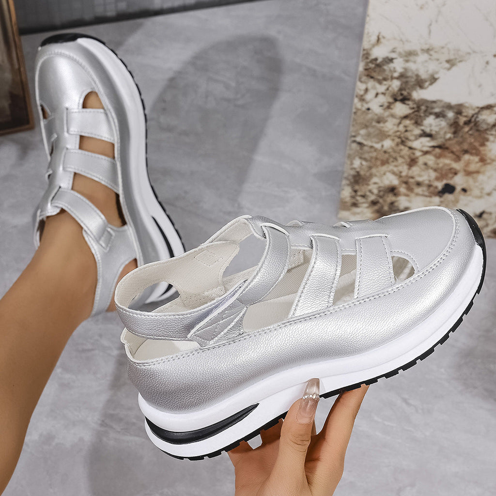 Sandales Sportives pour Femmes avec Structure en Maille Respirante et Semelle Antidérapante R&B
