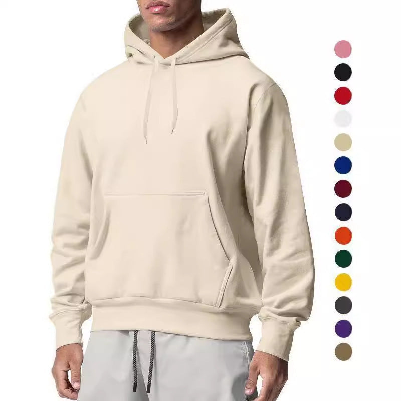 Homme nan Sweat à capuche premium avec poche kangourou, intérieur en molleton, couture de cou renforcée et ourlet côtelé Echo Archiv