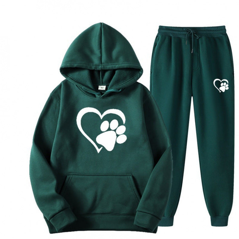 Ensemble de Sweat à Capuche et Pantalon de Jogging Douillet pour Femmes Echoarchiv