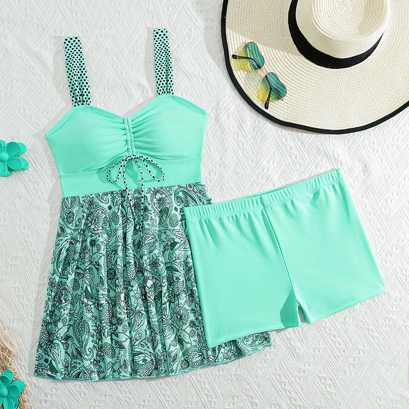 Tankini femme avec des détails de volants à la mode R&B