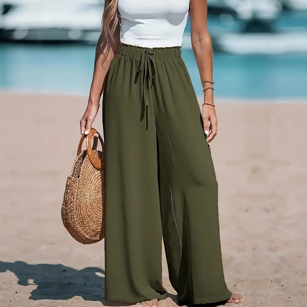 Pantalon d'été large pour femmes