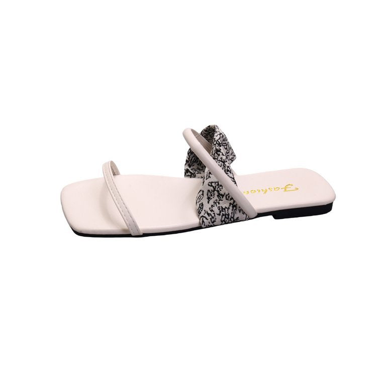 Sandales à lanières pour femmes avec élégant bracelet de cheville et lacets stylisés R&B
