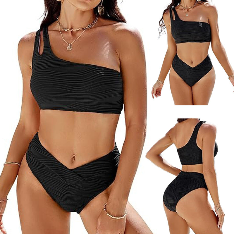Maillot de bain à coupe asymétrique pour femmes Echo Archiv