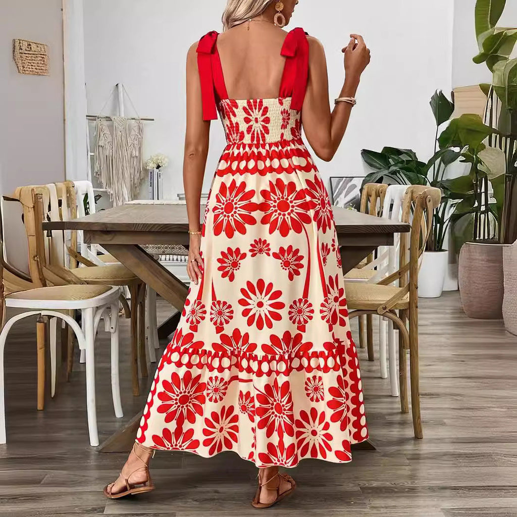 Robe Maxi Imprimé Floral Femme R&B