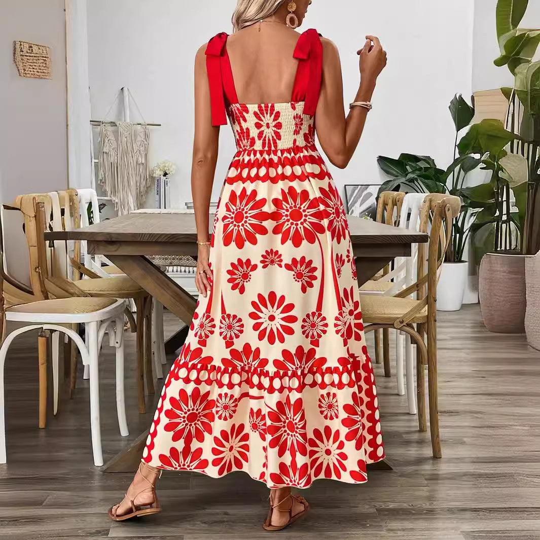 Robe Maxi Imprimé Floral Femme R&B
