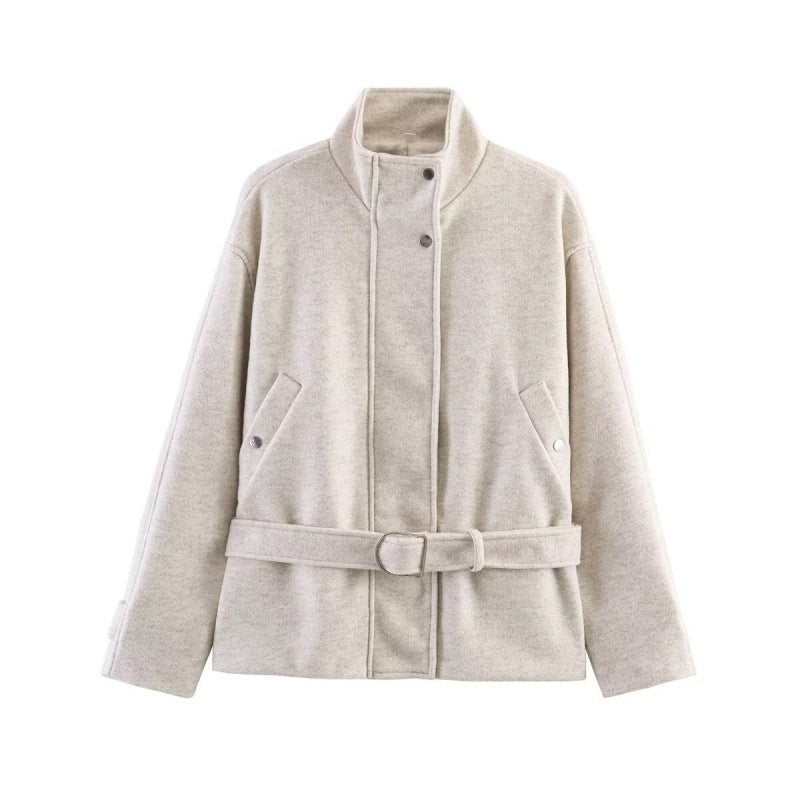 Veste en laine réversible et à la mode pour femmes