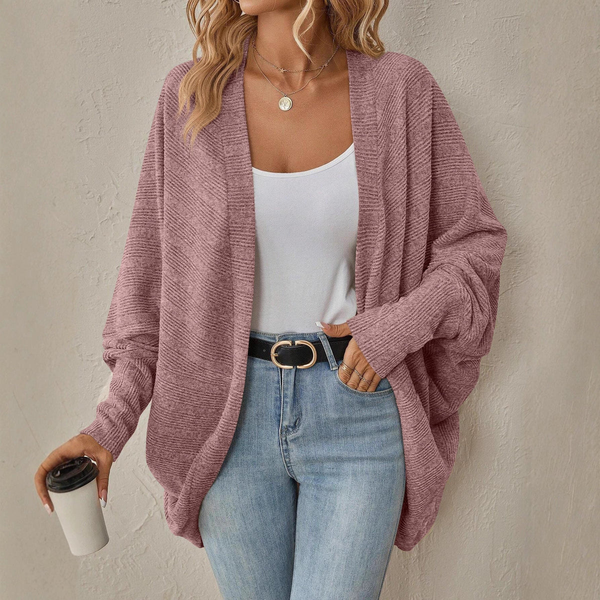 Veste en tricot décontractée et stylée pour femmes