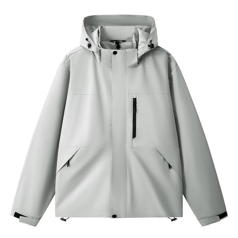 Veste de plein air ultralégère et imperméable pour hommes