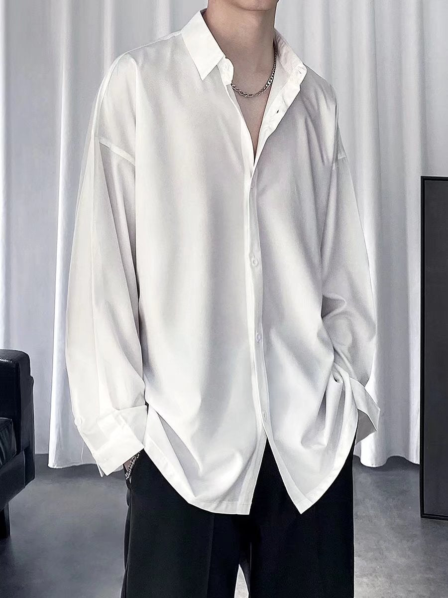 Chemise décontractée à manches longues pour hommes Echoarchiv