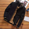 Veste à col montant thermo pour hommes avec doublure en teddy doux, bords contrastés élastiques et poches zippées dissimulées Echo Archiv