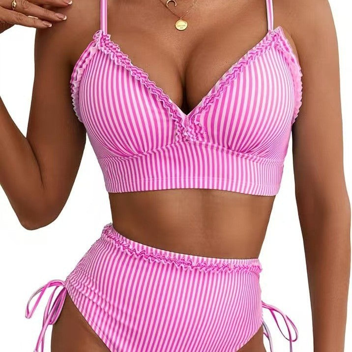 Maillot de bain femme à taille haute avec volants Echo Archiv
