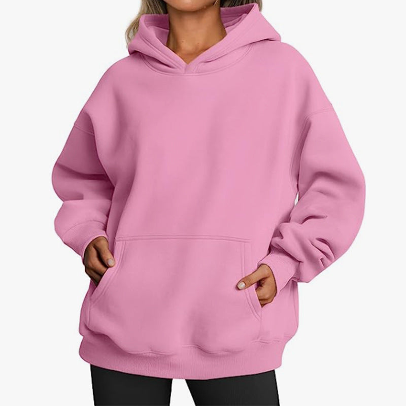Pull à capuche en molleton Relax pour femmes avec poche kangourou, dos allongé et épaules tombantes Echo Archiv