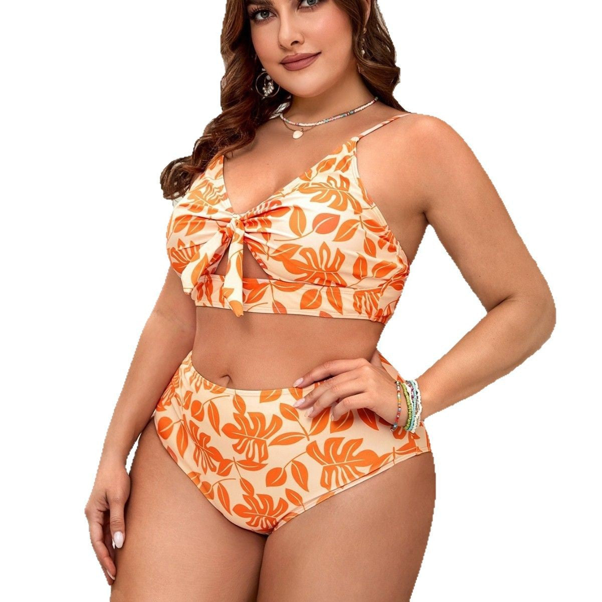 Ensemble de bikini pour femmes à taille haute avec lien floral Echo Archiv